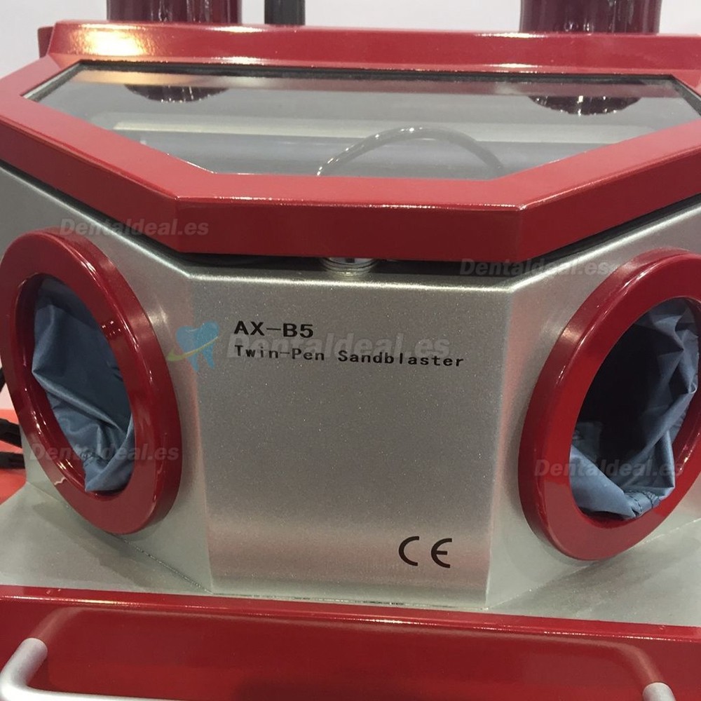 Aixin AX-B5 Unidad de chorro fino de laboratorio chorro de arena dental lápiz gemelo con Led